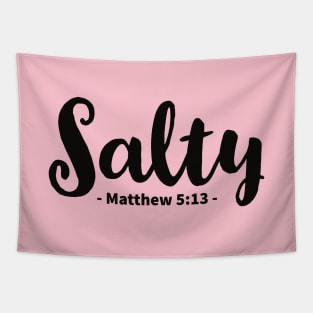 Salty Bible Quote Tapestry