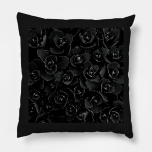 Black Roses Pillow