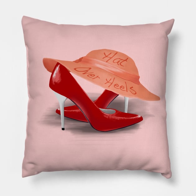 Hat over Heels Pillow by quenguyen