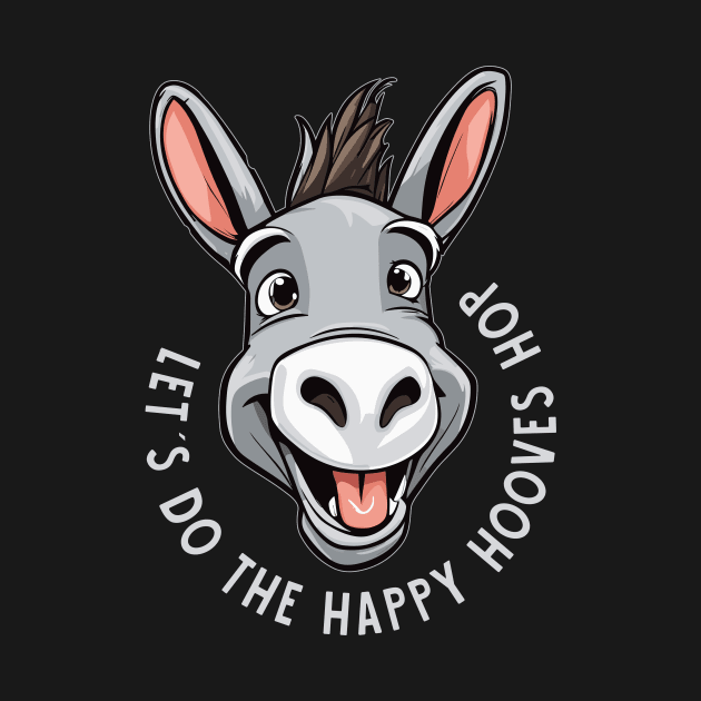 happy hooves donkey by Kingrocker Clothing