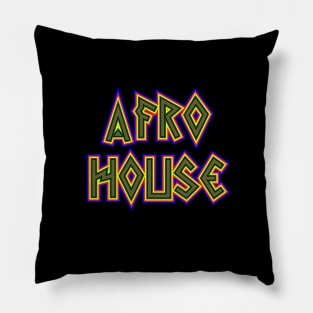 Afro House Music All Night Long Pillow