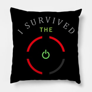 I Survived - The Red Ring of Death Pillow