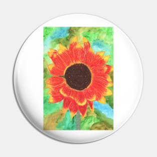 Sunflower - Harlequin Pin