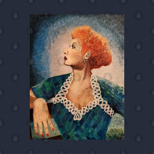 Lucille Ball Painting by MadebyMeaghan