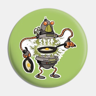 Fried Egg Bot Pin