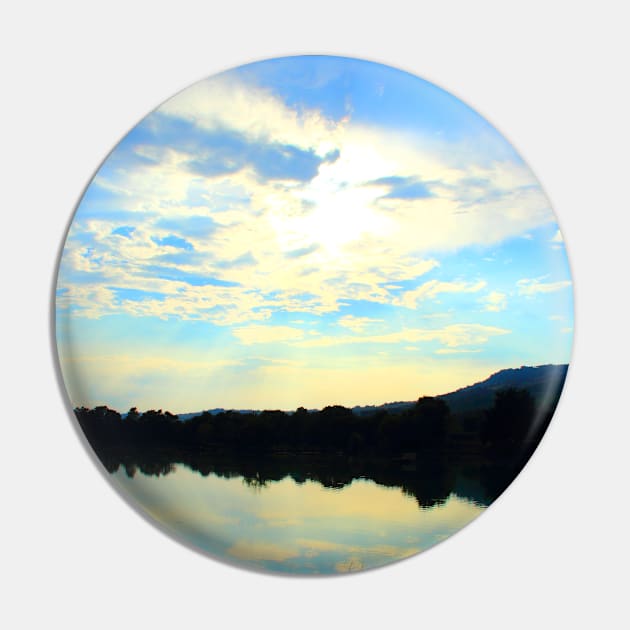 Mystical view with vegetation in the foreground, indistinct waters, Marche hills and azure sky Pin by KristinaDrozd