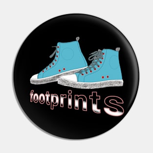 footprints Pin