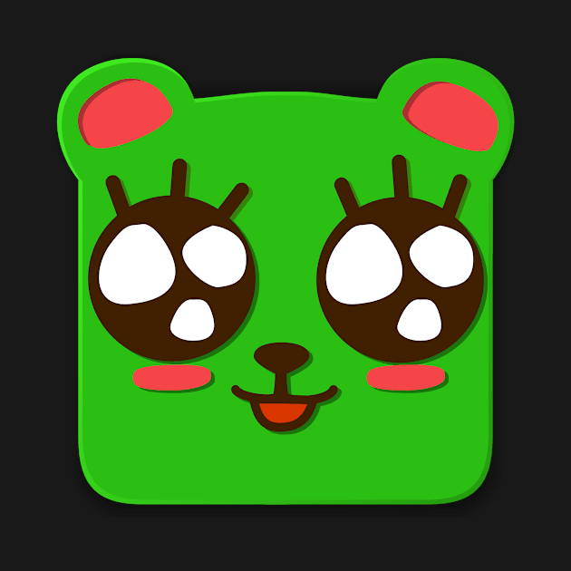 Cute Green Monster by meteerturk