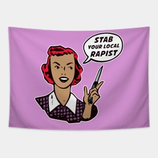 Stab Your Local Rapist Tapestry