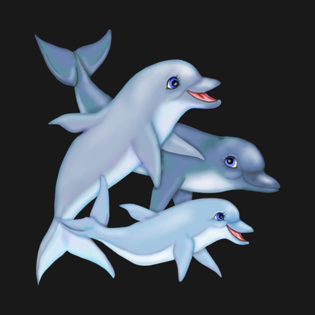 Dolphin Family Pod by SpiceTree