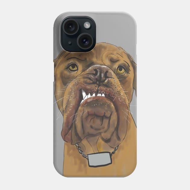 Grouchy Boxer Phone Case by IdinDesignShop