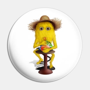 Yellow creature Pin