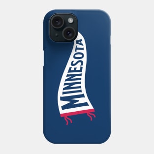 Minnesota Pennant - Navy Phone Case