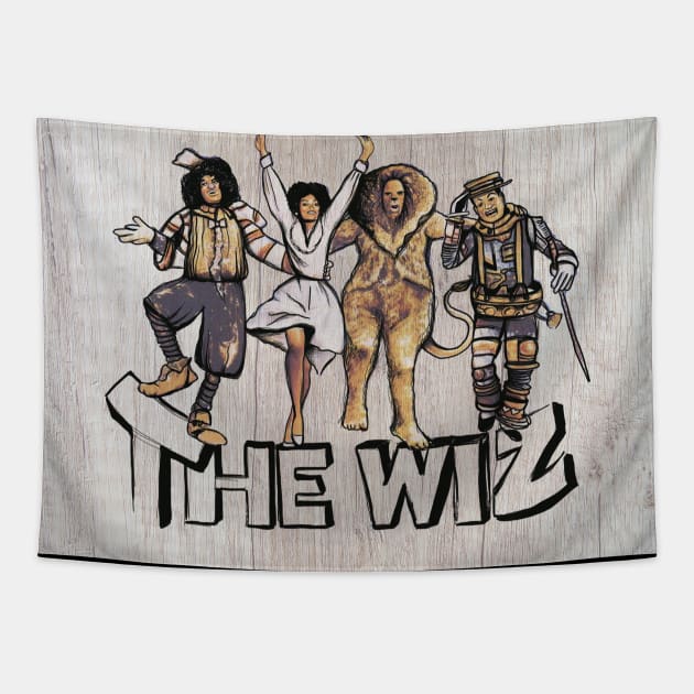 The Wiz Yall Tapestry by digitaldoodlers