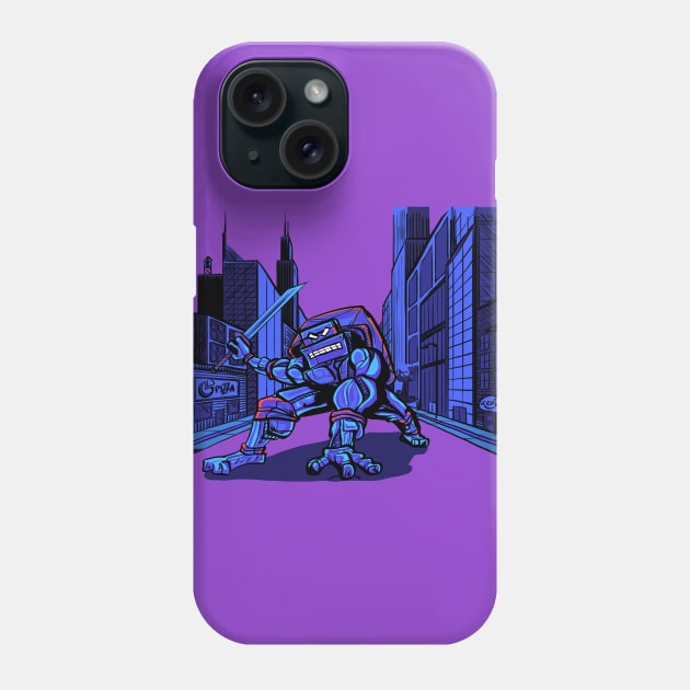 Turtle Bot - Color Phone Case by W00D_MAN