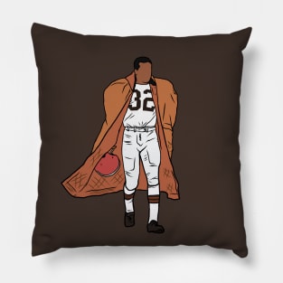 Jim Brown Iconic Walk-Off Pillow