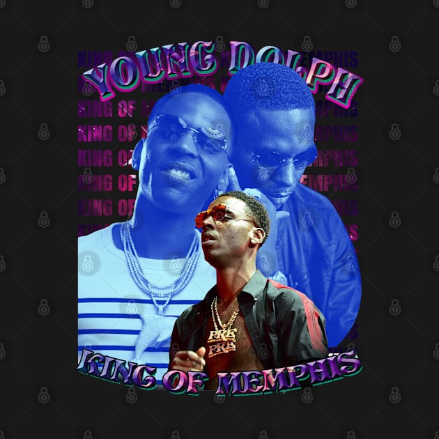 Young Dolph Fanart by Planet of Tees