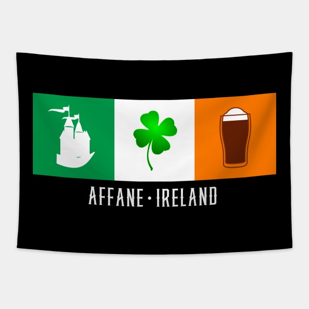 Affane Ireland, Gaelic - Irish Flag Tapestry by Eire