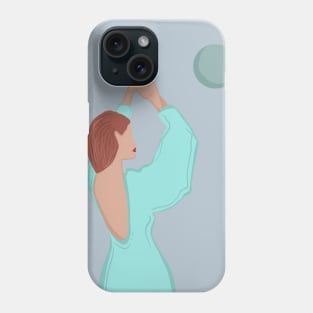 Blue lady 3 Phone Case