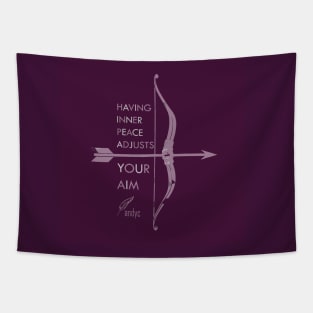 BOW AND ARROW PURPPLE Tapestry