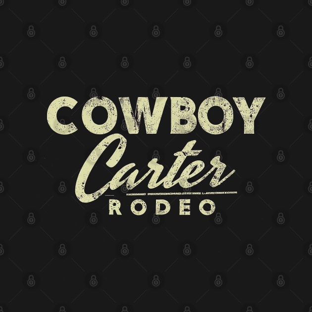 Cowboy Carter Rodeo Vintage Graphic by Retro Travel Design