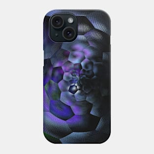 Purple Honeycomb Bees Beehive Phone Case