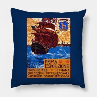 1910 Istria International Exposition Pillow