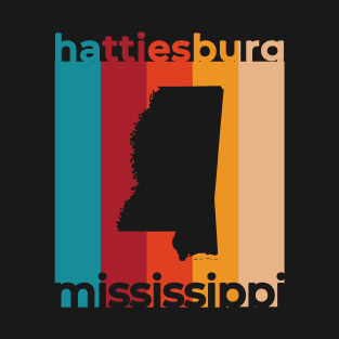 Hattiesburg Mississippi Retro T-Shirt