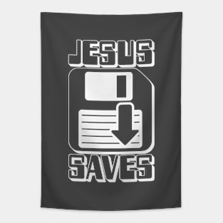 Jesus Saves Tapestry