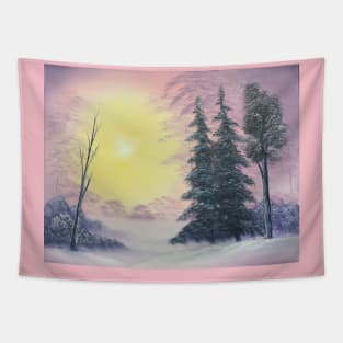 Tranquil Dawn (pink) Tapestry