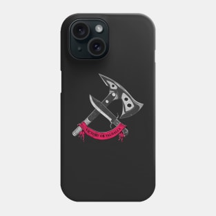 VICTORY OR VALHALLA (red) Phone Case