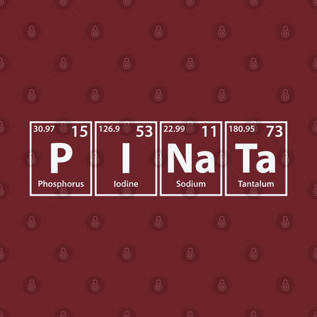 Pinata (P-I-Na-Ta) Periodic Elements Spelling by cerebrands