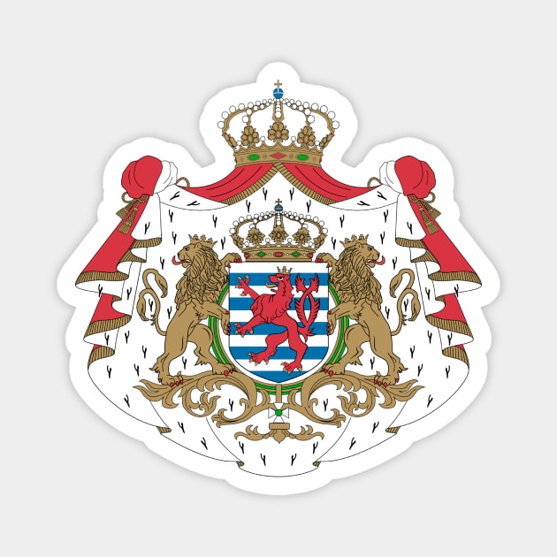 Coat of arms of Luxembourg Magnet by Wickedcartoons