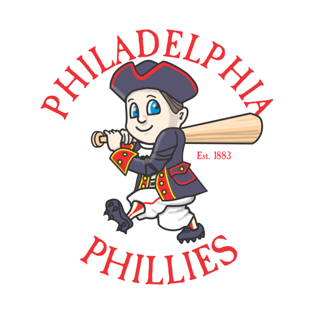 Phillies Phil by Tom Stiglich Cartoons