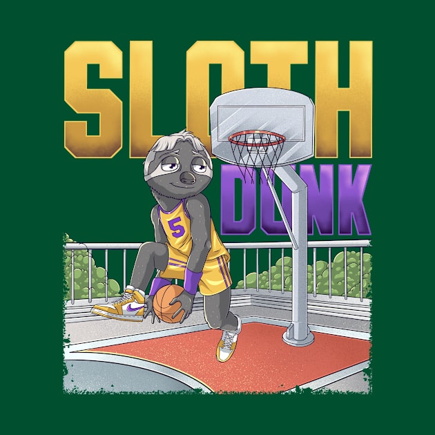 Sloth Dunk by ragil_studio