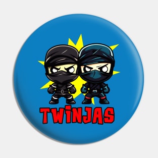 Twinjas Ninja Twins Siblings Twin Boys Pin