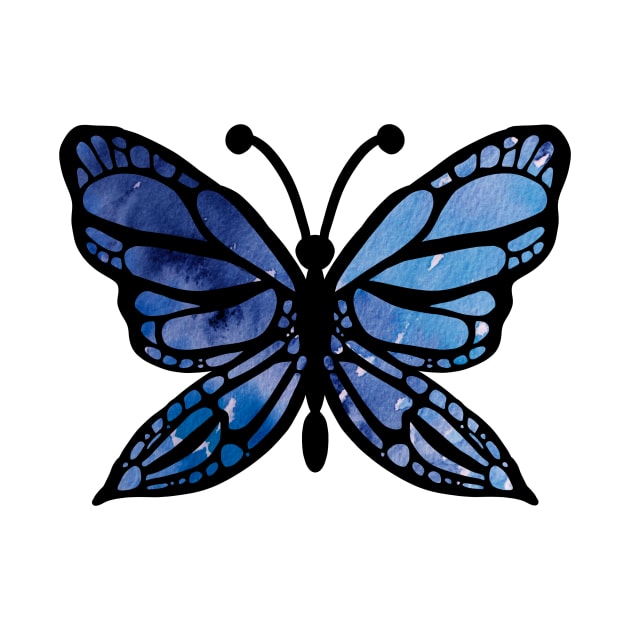 Blue Butterfly by bubbsnugg