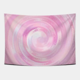 Swirl Of Soft & Bright Pink Colors Tapestry