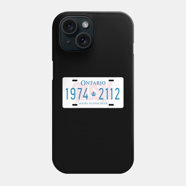 Rush - 1974 thru 2112 License Plate Phone Case by RetroZest