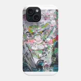 CARL JUNG  oil and acrylic portrait Phone Case