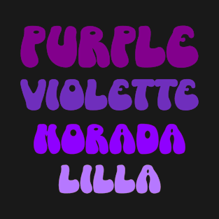 Purple Language T-Shirt