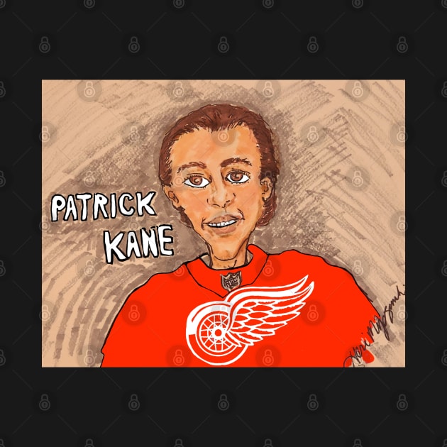 Patrick Kane Detroit Red Wings by TheArtQueenOfMichigan 