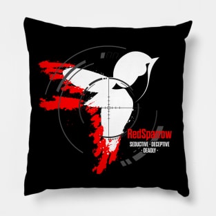 Red Sparrow - Seductive, Deceptive, Deadly Pillow