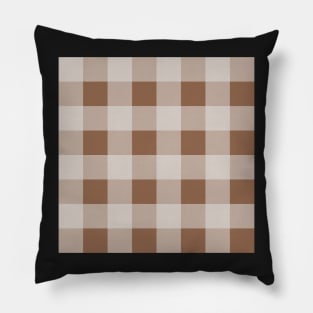 Little Critter Plaid - Light Brown and White Pillow