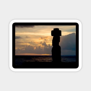 Easter Island Sunset Magnet