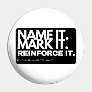 Name it. Mark it. 2 Pin