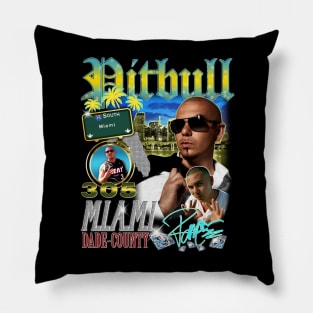 Miami Dade County 90s Retro Vintage Pillow