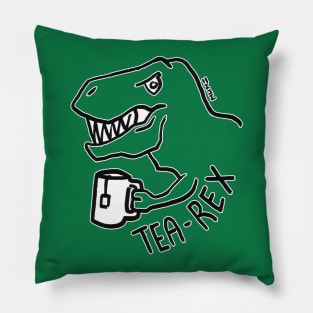 Tea Rex Pillow