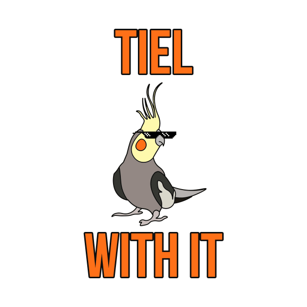 Tiel With It Funny Cockatiel Bird Thug Life by charlescheshire