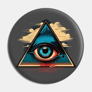 Illuminati Eye Pin